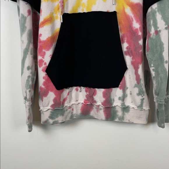 The Laundry Room Tie-Dye Sweetwear Hoodie Sweatshirt Lagenlook Men's M Oversized - Picture 2 of 10